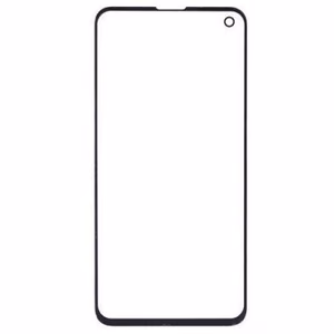 Outer Screen Glass Ühildub Samsung G970 S10e Must HQ