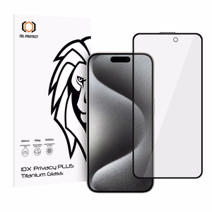 Karastatud klaas Tel Protect 10X Privacy Plus Titanium Iphone 16 Pro/17 jaoks (ümbrik)