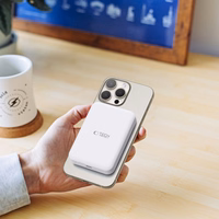 Tech-Protect LifeMag PB11 Powerbank MagSafe 10000mAh 15W USB-C port - valge + USB-C kaabel