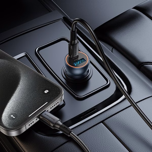 Car laadija Borofone BZ32A USB-C/USB-A 30W hall