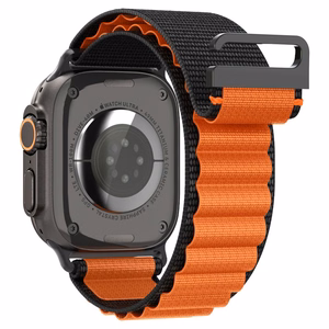 SPIGEN WBF1 rihm APPLE WATCH 6 / 7 / 8 / 9 / 10 / SE / ULTRA 1 / 2 (44 / 45 / 46 / 49 MM) must/oranž