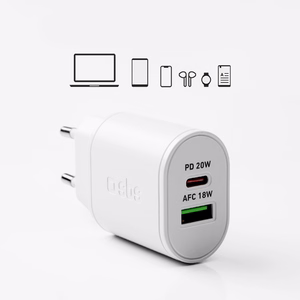 SBS TETRPD20W 20W USB-A USB-C Wall Laadija koos Power Delivery - valge