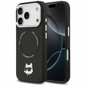 KARL LAGERFELD ümbris jaoks IPHONE 17 Pro compatible with MagSafe KLHMP17LPSMLRCHK (PU Choupette Pin) must