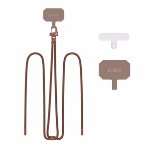 Tech-Protect C5S nöör crossbody rihm šokolaadiPruun