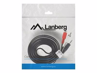 Lanberg Jack 3.5mm RCA kaabel 2m must