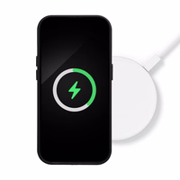 LEATHER MAG COVER ümbris jaoks IPHONE 16 Plus must