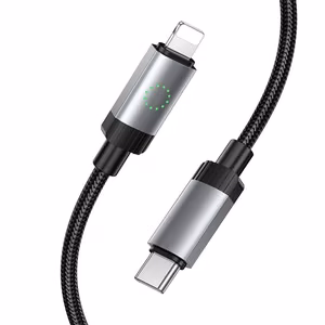 Кабель USB C – Lightning Hoco PD 27W 1 m X117 черный