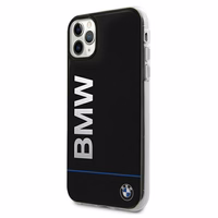BMW Signature trükitud logo ümbris iPhone 11 Pro Max'ile - must