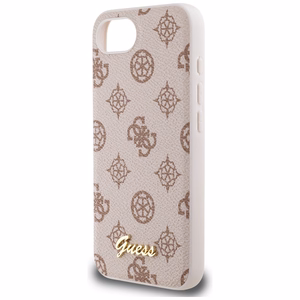 Guess Peony Script Logo MagSafe iPhone 16e Ümbris - Brown