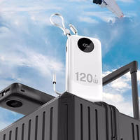 Dudao K13Pro 20000mAh Powerbank sisseehitatud kaabliga - valge