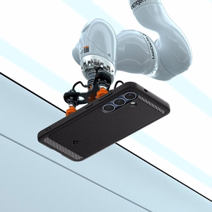SPIGEN ümbris RUGGED ARMOR MAG compatible with MagSafe jaoks SAMSUNG S25 matte must