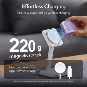 ESR Orbit Halolock MagSafe ümbris jaoks Apple AirPods 4 - lilla