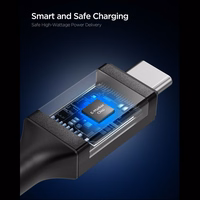 Spigen Essential EB24012CC USB-C / USB-C 240W 120cm kaabel - must