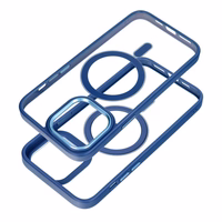 COLOR EDGE MAG COVER Ümbris compatible with MagSafe jaoks IPHONE 16 Pro tumesinine