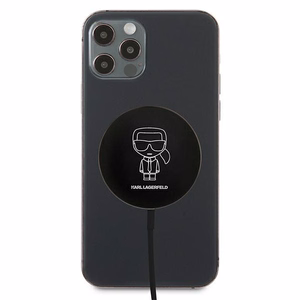 Karl Lagerfeld 15W Wireless Charger with MagSafe - Black