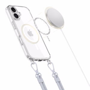 Ümbris TECH-PROTECT FLEXAIR CHAIN MAGSAFE IPHONE 16 hall & roosa