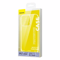 Baseus SuperCeramic läbipaistva klaasi ümbris ja karastatud klaasi komplekt iPhone 14 Plus'ile