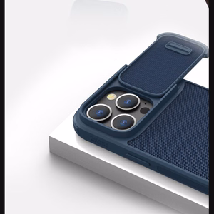 Nillkin Textured S Case iPhone 14 Pro Max ümbris koos kaamerakattega must