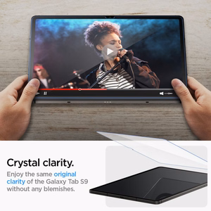 Spigen Glas.tR EZ Fit Закалённое стекло для Samsung Galaxy Tab S9 11'' X710 / X716B