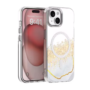 Чехол Epoxy Mag для iPhone 13 / 14 6,1" белый