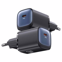 USAMS Võrgulaadija CC248 20W GaN USB-C Fast Charging HC Series must CC248TC01