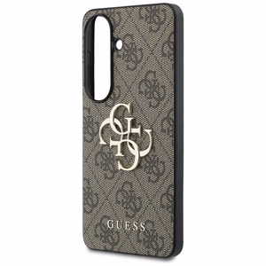 Guess 4G Big Metal Logo чехол для Samsung Galaxy S26 Plus коричневый