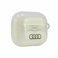 Audi IML Geometric Pattern AirPods 3 Ümbris - valge