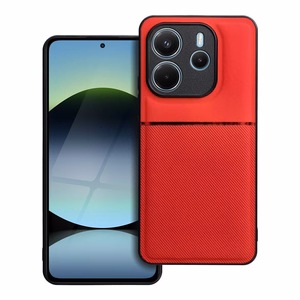 NOBLE ümbris jaoks XIAOMI Redmi Note 14 4G (GLOBAL - 163,25mm x 76,55mm x 8,16mm) punane