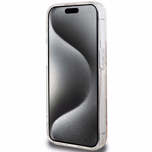 Guess IML GCube MagSafe чехол для iPhone 15 Pro Max - коричневый