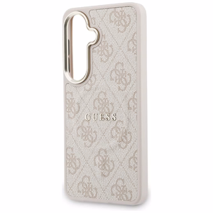 Guess ümbris 4G Embossed Ring MagSafe Samsung Galaxy S26 jaoks roosa