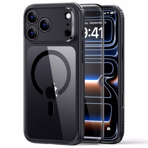 ESR Classic Hybrid MagSafe ümbris mudelile iPhone 18 Pro / 17 Pro – läbipaistev must