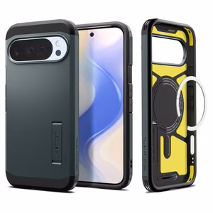 Spigen Tough Armor Mag MagSafe Ümbris jaoks Google Pixel 10 Pro XL - roheline