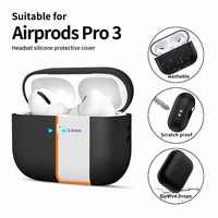 Tech-Protect Silicone Ümbris jaoks AirPods Pro 3 - Must