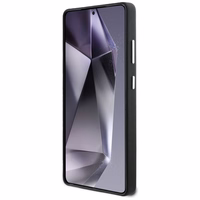 Karl Lagerfeld Saffiano Full Wrapped Elongated Metal Logo MagSafe Ümbris jaoks Samsung Galaxy S25 Ultra - must