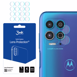 hübriidklaas 3MK FLEXIBLE GLASS LENS MOTOROLA MOTO G100 5G kaamerale 4 tk..