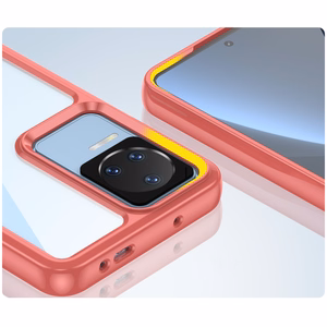 Outer Space Case Xiaomi Poco F4 5G kate paindliku raamiga punane