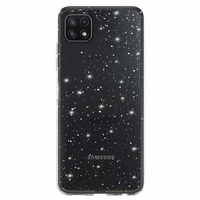Crystal Glitter Ümbris jaoks Samsung Galaxy A22 5G Hõbedane