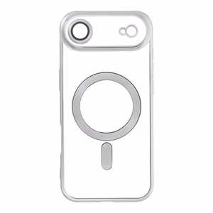 ELECTRO MAG COVER case compatible with MagSafe jaoks IPHONE 17 Air hõbedane