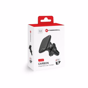 Magnetic car phone hoidja Forcell F-Grip Carbon H-CT325 air vent must