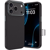 Benks Magnetic Armor Pro Kevlar Ümbris Metal Frame 600D (A070) jaoks Iphone 17 Pro Max must (Camera Control Button)