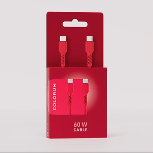 COLORUM kaabel USB-C - USB-C 1,8m 3A CK60-CC-02 xMagenta