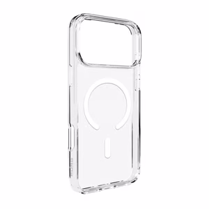 Puro Lite Mag TPU+PC Ümbris Compatible with MagSafe jaoks iPhone 17 Pro - Läbipaistev with Valge Ring