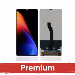 LCD дисплей совместимый с Xiaomi Redmi Note 8 Pro черный OEM