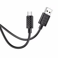 Kaabel USB A to Micro USB Hoco 2,4A 1 m X88 must