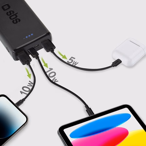 Powerbank Puro Fast 20000 mAh 2x USB-A + 1x USB-C - must