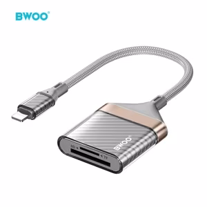 BWOO BZ63 Lightning–SD-/TF-kaardi adapter