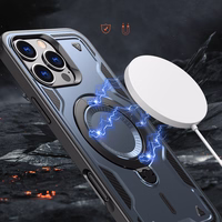 Hybrid Armor Trendy Ümbris with MagSafe jaoks iPhone 16 Pro Max - Sinine