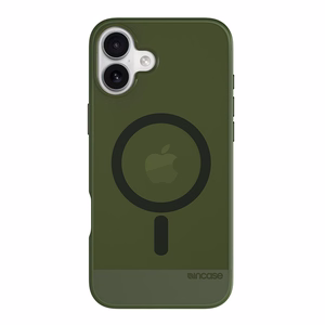 Incase Slim Case MagSafe'i toega ümbris iPhone 16 Plusile, Highland Green värvitoonis