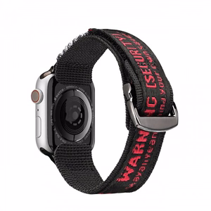 Rihm Dux Ducis Outdoor Apple Watch 42mm/44mm/45mm must / punane