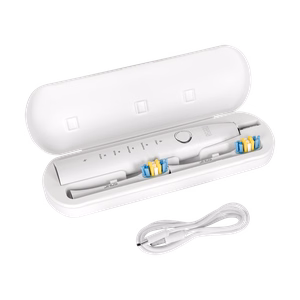 TEESA SONIC 2 helihambahari, valge, 5 režiimi, reisikarp, USB-C